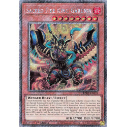 Yu-Gi-Oh TCG RA05-EN031 PS Sacred Fire King Garunix Platinum Secret Rare Rarity Collection 5