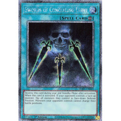 Yu-Gi-Oh TCG RA05-EN059 PS Swords of Concealing Light Platinum Secret Rare Rarity Collection 5