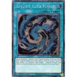 Yu-Gi-Oh TCG RA05-EN063 PS Ancient Gear Fusion Platinum Secret Rare Rarity Collection 5