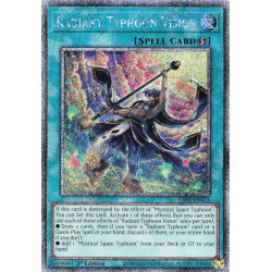 Yu-Gi-Oh TCG RA05-EN075 PS Radiant Typhoon Vision Platinum Secret Rare Rarity Collection 5