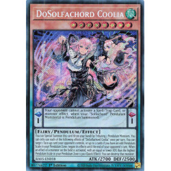 Yu-Gi-Oh TCG RA05-EN018 SE DoSolfachord Coolia Secret Rare Rarity Collection 5