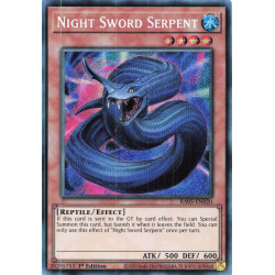 Yu-Gi-Oh TCG RA05-EN020 SE Night Sword Serpent Secret Rare Rarity Collection 5