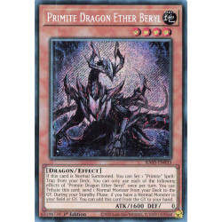 Yu-Gi-Oh TCG RA05-EN033 SE Primite Dragon Ether Beryl Secret Rare Rarity Collection 5