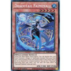 Yu-Gi-Oh TCG RA05-EN035 SE Dracotail Faimena Secret Rare Rarity Collection 5
