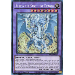 Yu-Gi-Oh TCG RA05-EN037 SE Albion the Sanctifire Dragon Secret Rare Rarity Collection 5