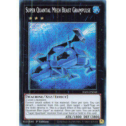 Yu-Gi-Oh TCG RA05-EN048 SE Super Quantal Mech Beast Grampulse Secret Rare Rarity Collection 5