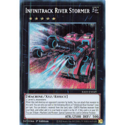 Yu-Gi-Oh TCG RA05-EN049 SE Infinitrack River Stormer Secret Rare Rarity Collection 5