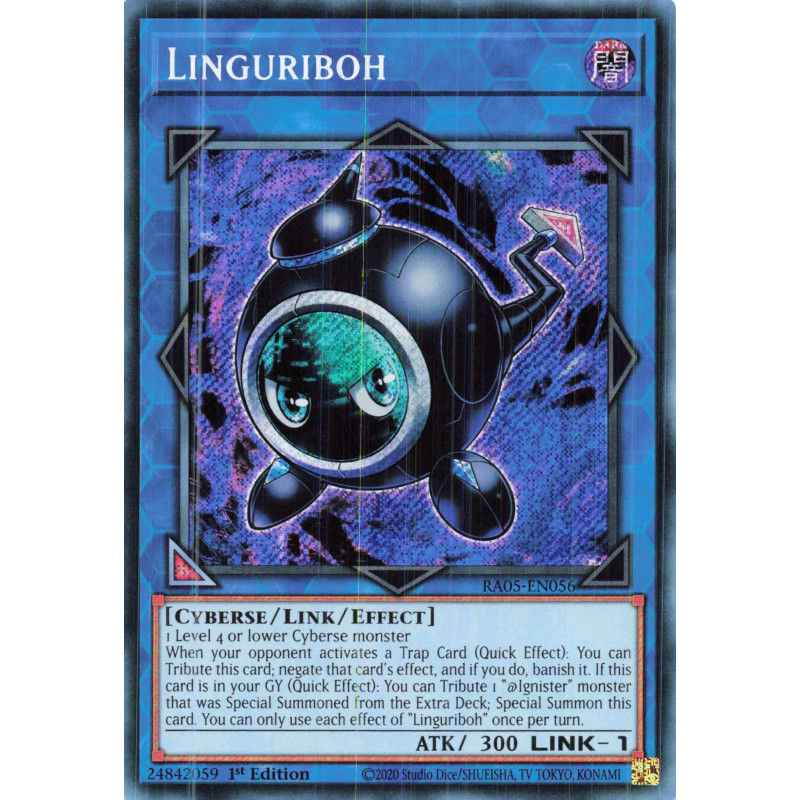 Yu-Gi-Oh TCG RA05-EN056 SE Linguriboh Secret Rare Rarity Collection 5