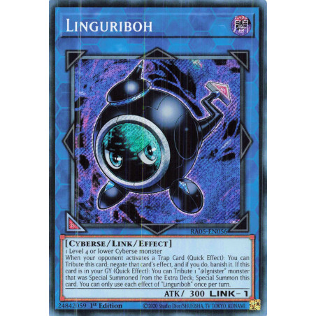 Yu-Gi-Oh TCG RA05-EN056 SE Linguriboh Secret Rare Rarity Collection 5