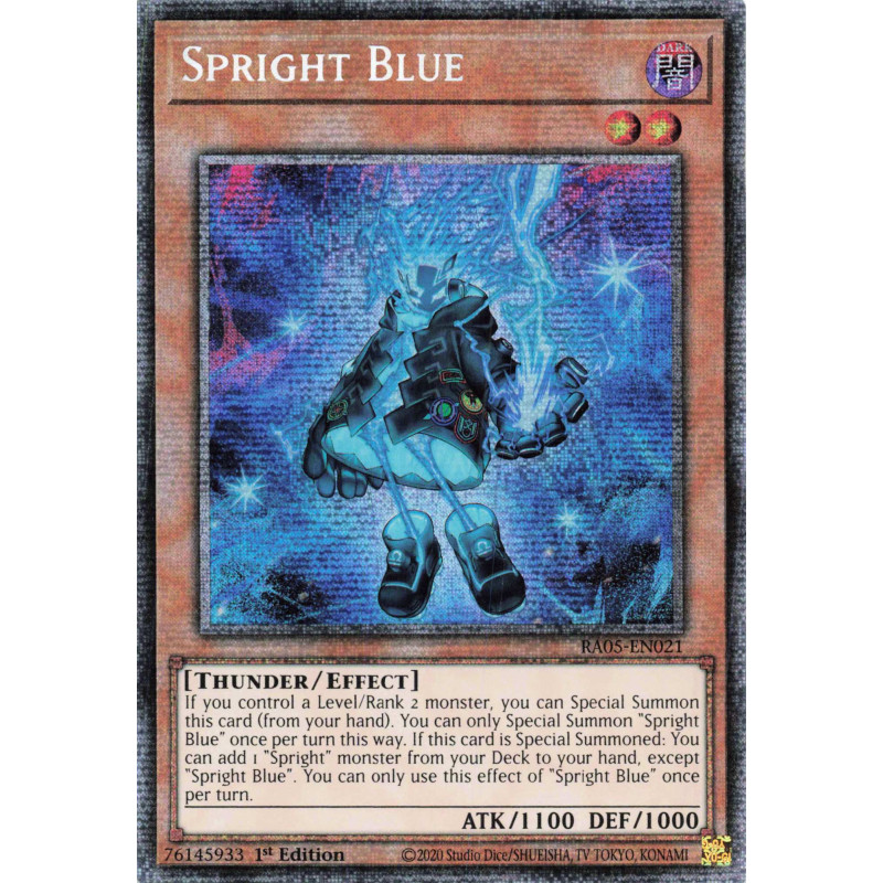 Yu-Gi-Oh TCG RA05-EN021 STAR Spright Blue Starlight Rare Rarity Collection 5