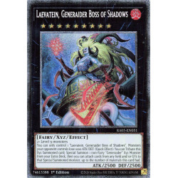 Yu-Gi-Oh TCG RA05-EN051 STAR Laevatein, Generaider Boss of Shadows Starlight Rare Rarity Collection 5