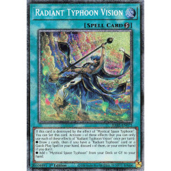 Yu-Gi-Oh TCG RA05-EN075 STAR Radiant Typhoon Vision Starlight Rare Rarity Collection 5