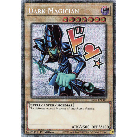 Yu-Gi-Oh TCG RA05-EN083 STAR Dark Magician (stamp artwork) Starlight Rare Rarity Collection 5