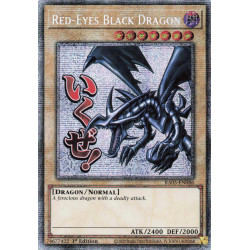 Yu-Gi-Oh TCG RA05-EN086 STAR Red-Eyes Black Dragon (stamp artwork) Starlight Rare Rarity Collection 5