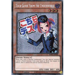 Yu-Gi-Oh TCG RA05-EN090 STAR Tour Guide From the Underworld (stamp artwork) Starlight Rare Rarity Collection 5