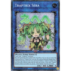 Yu-Gi-Oh TCG RA05-EN104 STAR Traptrix Sera (stamp artwork) Starlight Rare Rarity Collection 5