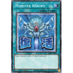 Yu-Gi-Oh TCG RA05-EN108 STAR Monster Reborn (stamp artwork) Starlight Rare Rarity Collection 5