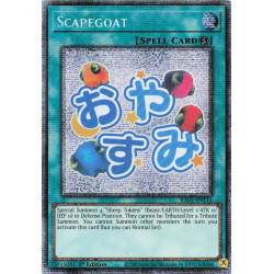 Yu-Gi-Oh TCG RA05-EN111 STAR Scapegoat (stamp artwork) Starlight Rare Rarity Collection 5