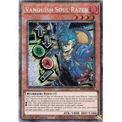 Yu-Gi-Oh TCG RA05-EN134 STAR Vanquish Soul Razen (stamp artwork) Starlight Rare Rarity Collection 5