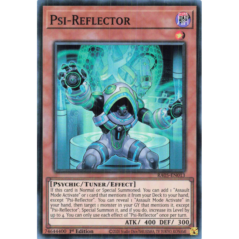 Yu-Gi-Oh TCG RA05-EN013 SR Psi-Reflector Super Rare Rarity Collection 5