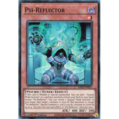 Yu-Gi-Oh TCG RA05-EN013 SR Psi-Reflector Super Rare Rarity Collection 5