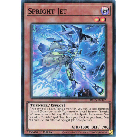Yu-Gi-Oh TCG RA05-EN022 SR Spright Jet Super Rare Rarity Collection 5