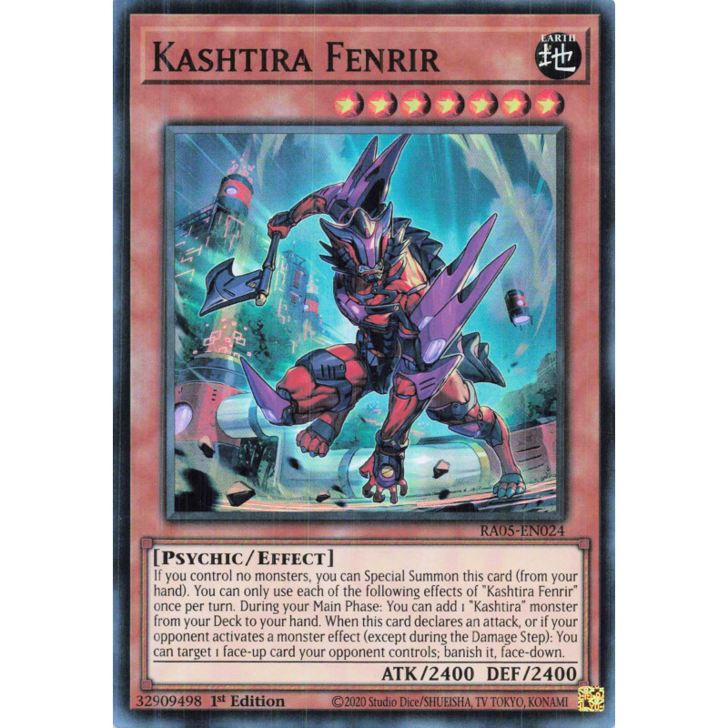 Yu-Gi-Oh TCG RA05-EN024 SR Kashtira Fenrir Super Rare Rarity Collection 5