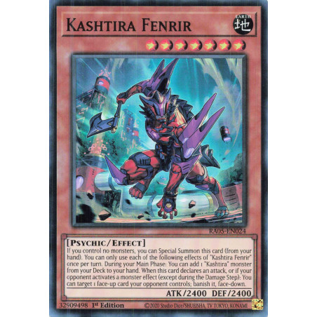 Yu-Gi-Oh TCG RA05-EN024 SR Kashtira Fenrir Super Rare Rarity Collection 5
