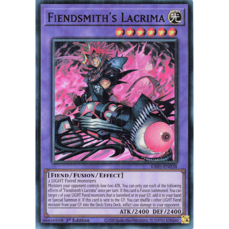 Yu-Gi-Oh TCG RA05-EN038 SR Fiendsmith's Lacrima Super Rare Rarity Collection 5