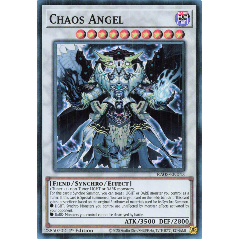 Yu-Gi-Oh TCG RA05-EN043 SR Chaos Angel Super Rare Rarity Collection 5