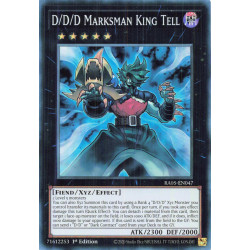 Yu-Gi-Oh TCG RA05-EN047 SR D/D/D Marksman King Tell Super Rare Rarity Collection 5