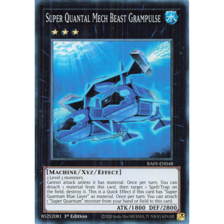 Yu-Gi-Oh TCG RA05-EN048 SR Super Quantal Mech Beast Grampulse Super Rare Rarity Collection 5
