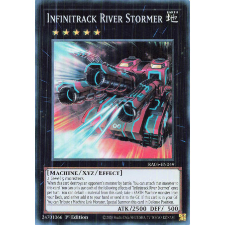 Yu-Gi-Oh TCG RA05-EN049 SR Infinitrack River Stormer Super Rare Rarity Collection 5