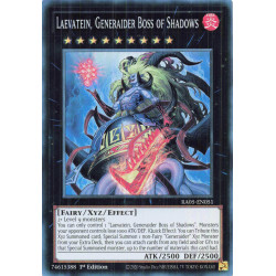 Yu-Gi-Oh TCG RA05-EN051 SR Laevatein, Generaider Boss of Shadows Super Rare Rarity Collection 5