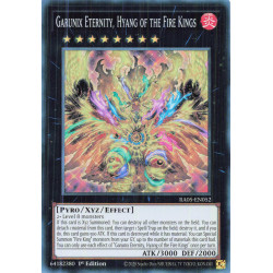 Yu-Gi-Oh TCG RA05-EN052 SR Garunix Eternity, Hyang of the Fire Kings Super Rare Rarity Collection 5