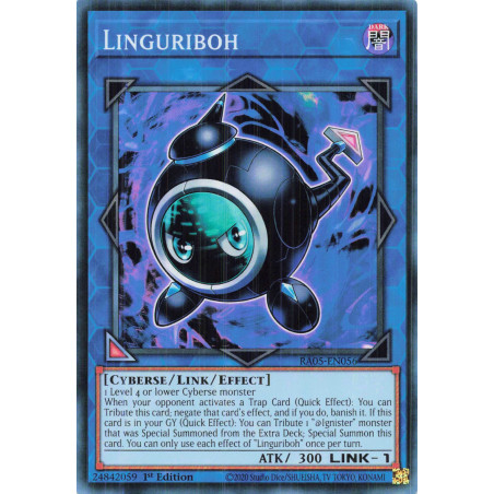 Yu-Gi-Oh TCG RA05-EN056 SR Linguriboh Super Rare Rarity Collection 5
