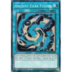 Yu-Gi-Oh TCG RA05-EN063 SR Ancient Gear Fusion Super Rare Rarity Collection 5