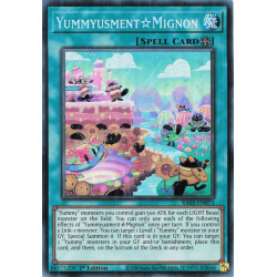 Yu-Gi-Oh TCG RA05-EN073 SR Yummyusment☆Mignon Super Rare Rarity Collection 5