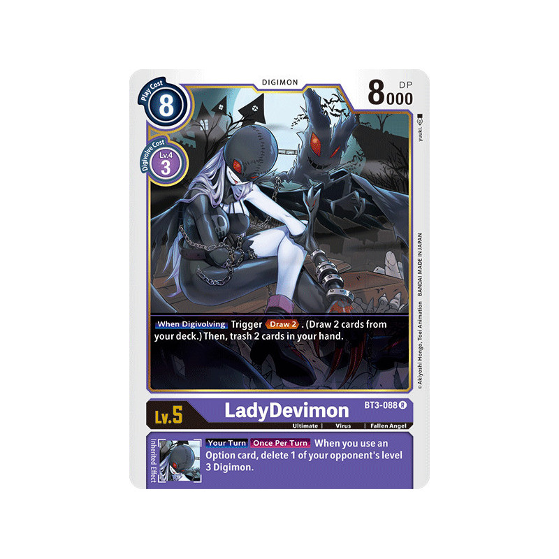 Digimon_TCG_BT3-088_LadyDevimon_Rare_Union_Impact_Card_Game