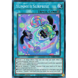 Yu-Gi-Oh TCG RA05-EN074 SR Yummy☆Surprise Super Rare Rarity Collection 5