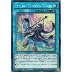 Yu-Gi-Oh TCG RA05-EN075 SR Radiant Typhoon Vision Super Rare Rarity Collection 5