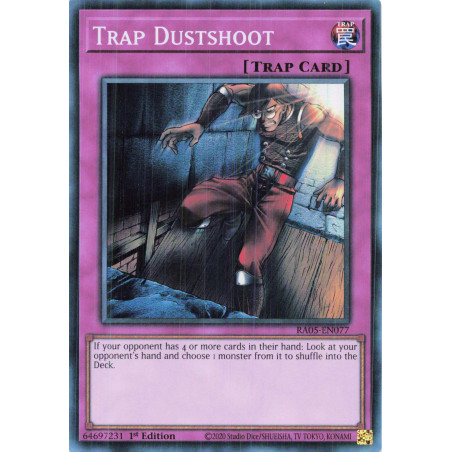 Yu-Gi-Oh TCG RA05-EN077 SR Trap Dustshoot Super Rare Rarity Collection 5