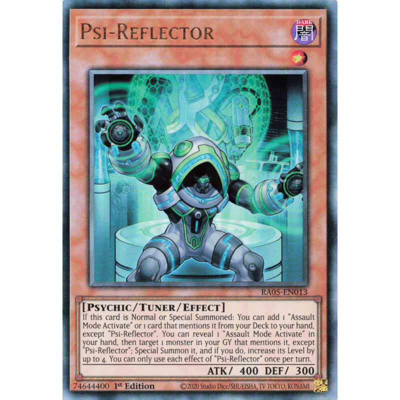 Yu-Gi-Oh TCG RA05-EN013 UL Psi-Reflector Ultimate Rare Rarity Collection 5