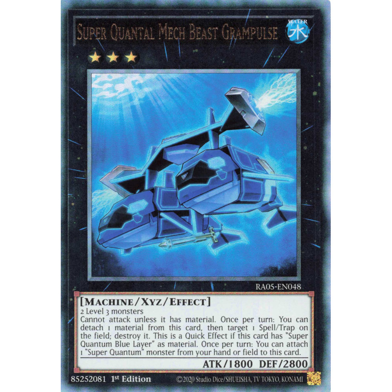 Yu-Gi-Oh TCG RA05-EN048 UL Super Quantal Mech Beast Grampulse Ultimate Rare Rarity Collection 5
