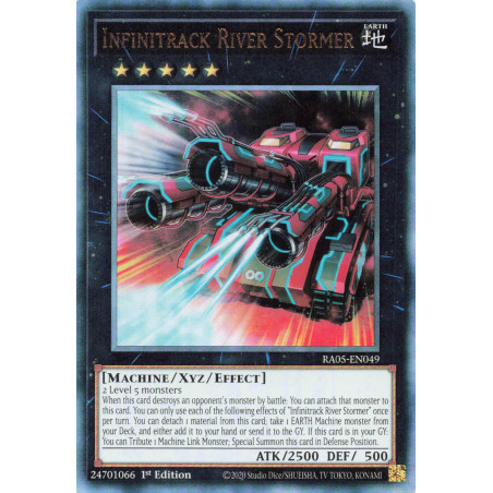 Yu-Gi-Oh TCG RA05-EN049 UL Infinitrack River Stormer Ultimate Rare Rarity Collection 5