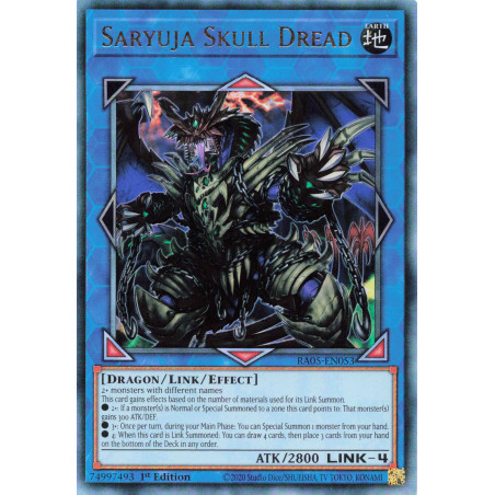 Yu-Gi-Oh TCG RA05-EN053 UL Saryuja Skull Dread Ultimate Rare Rarity Collection 5