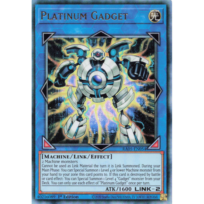 Yu-Gi-Oh TCG RA05-EN054 UL Platinum Gadget Ultimate Rare Rarity Collection 5