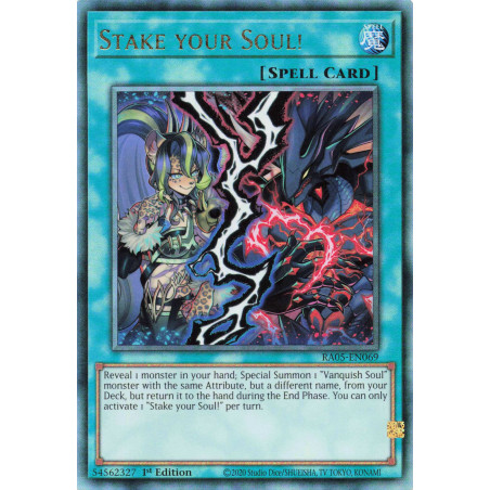 Yu-Gi-Oh TCG RA05-EN069 UL Stake your Soul! Ultimate Rare Rarity Collection 5