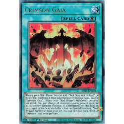 Yu-Gi-Oh TCG RA05-EN070 UL Crimson Gaia Ultimate Rare Rarity Collection 5