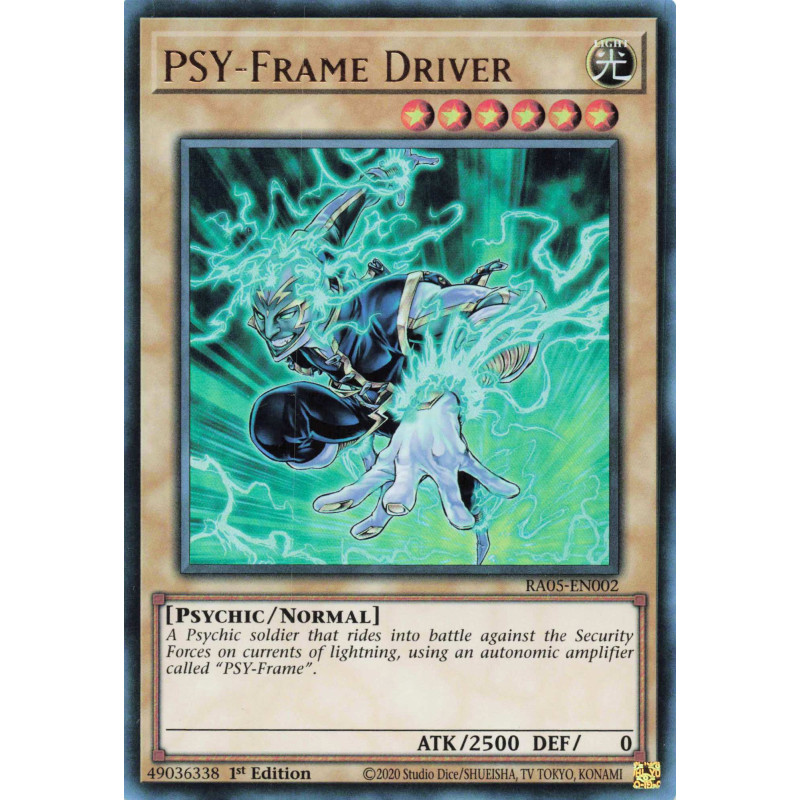 Yu-Gi-Oh TCG RA05-EN002 UR PSY-Frame Driver Ultra Rare Rarity Collection 5